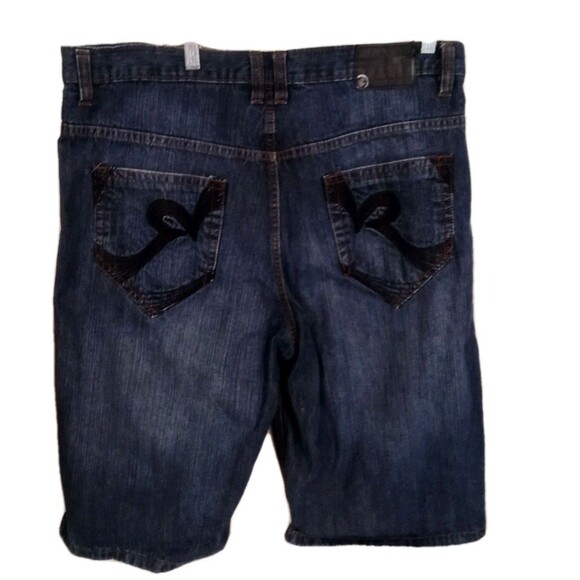 Men's Roca Wear  Denim‎ Long Jean Shorts Size 38 - Picture 1 of 16